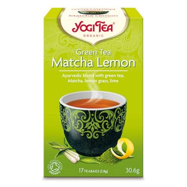 Yogi Te Matcha Lemon 17 pås