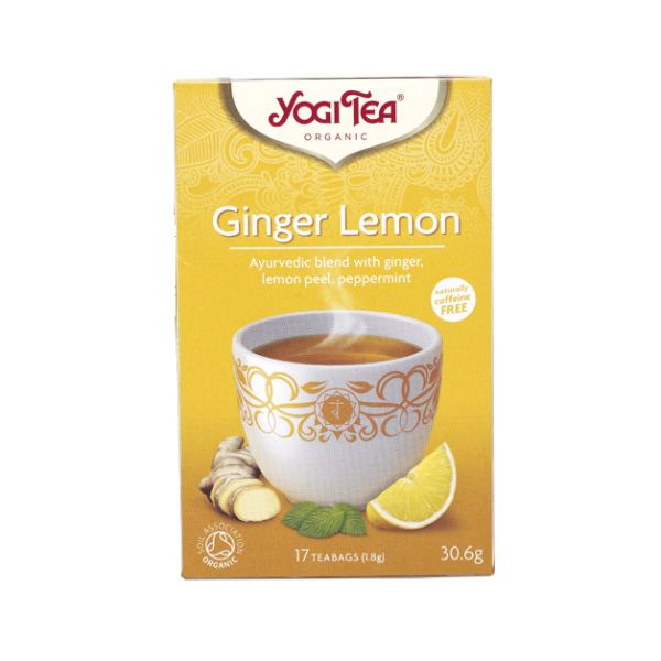 Yogi Tea Te Ginger Lemon 17 pås