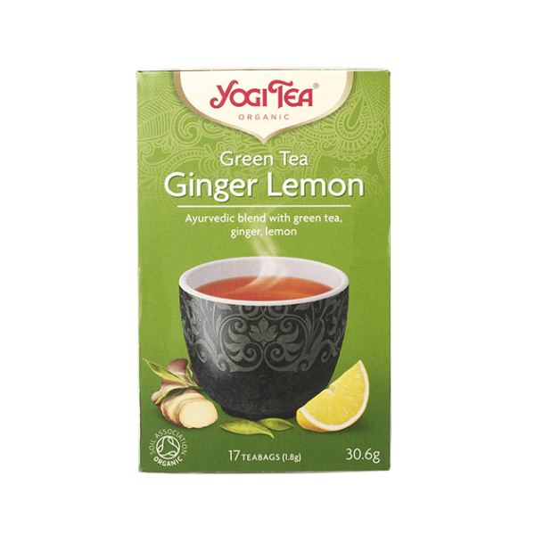 Yogi Tea Green Tea Ginger Lemon 17 pås