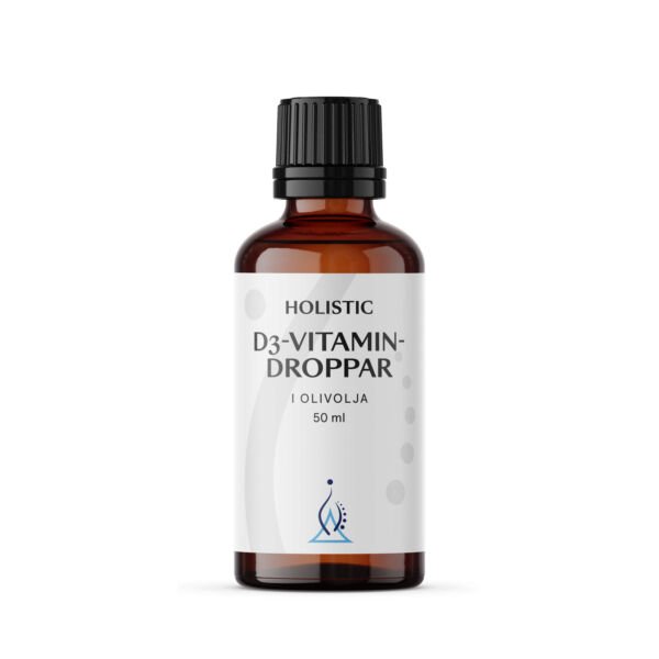 Holistic D3-Vitamin Droppar i Olivolja 50 ml