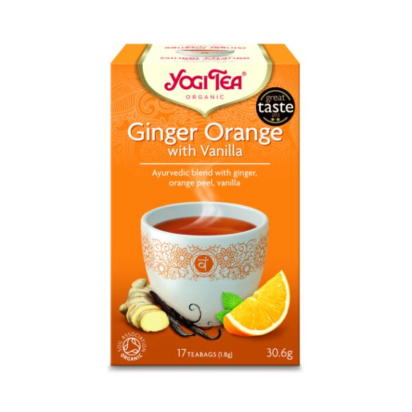 Yogi Tea Te Ginger Orange with Vanilla 17 pås