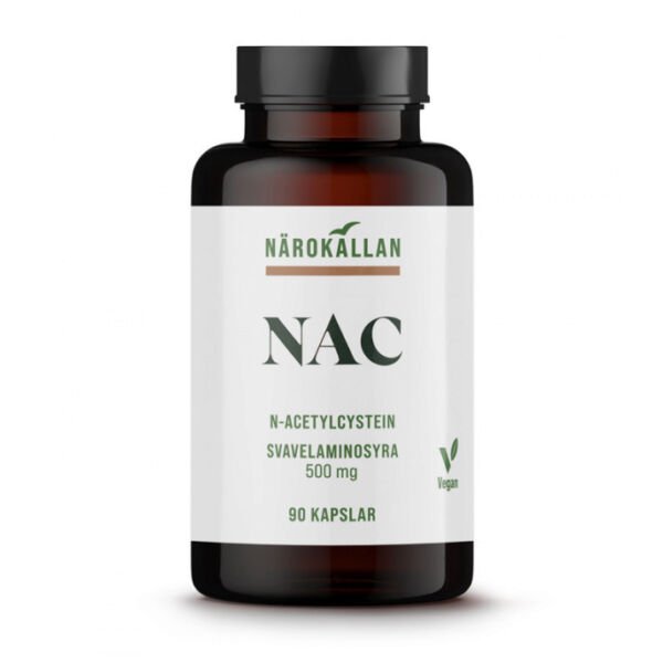 Närokällan NAC 500 mg N-Acetylcystein 90 kapslar