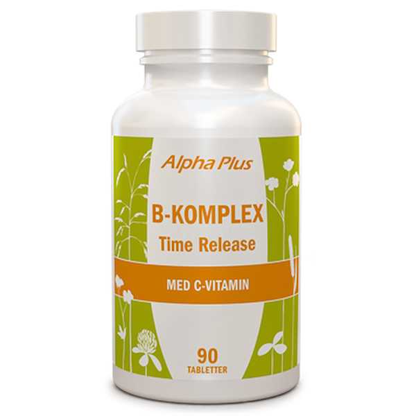 B-Komplex Time Release med C-vitamin 90 tabl