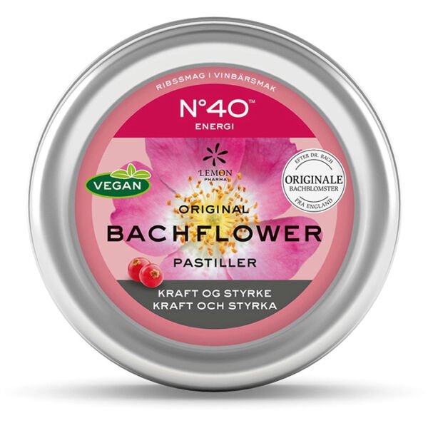 Bach Flower Remedies Bachpastiller Nr. 40 Energi 50 g