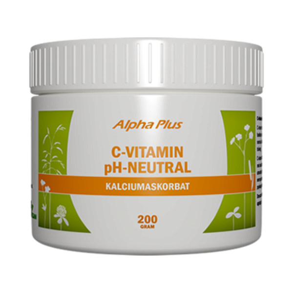 Alpha Plus C-vitamin pH-neutral Kalciumaskorbat 200g