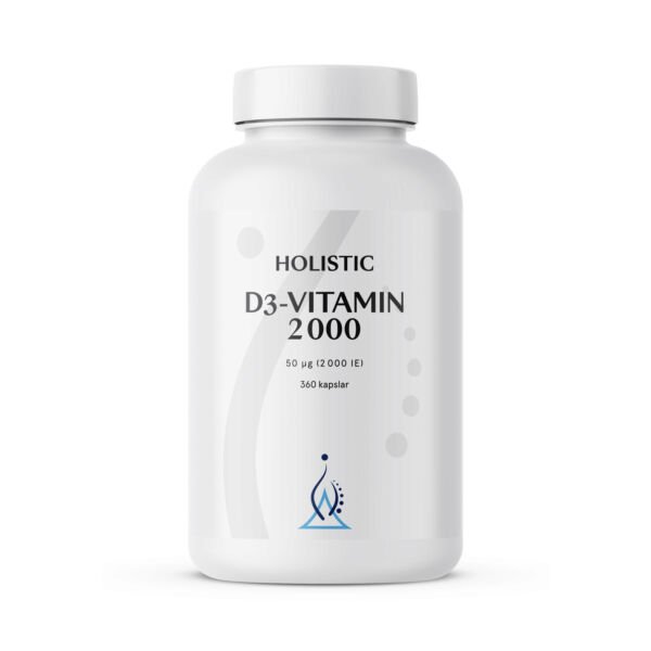 Holistic D3-vitamin 2000 360 kaps