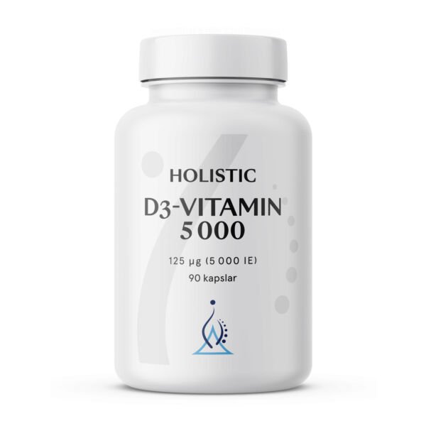 Holistic D-vitamin 5000 90 kaps