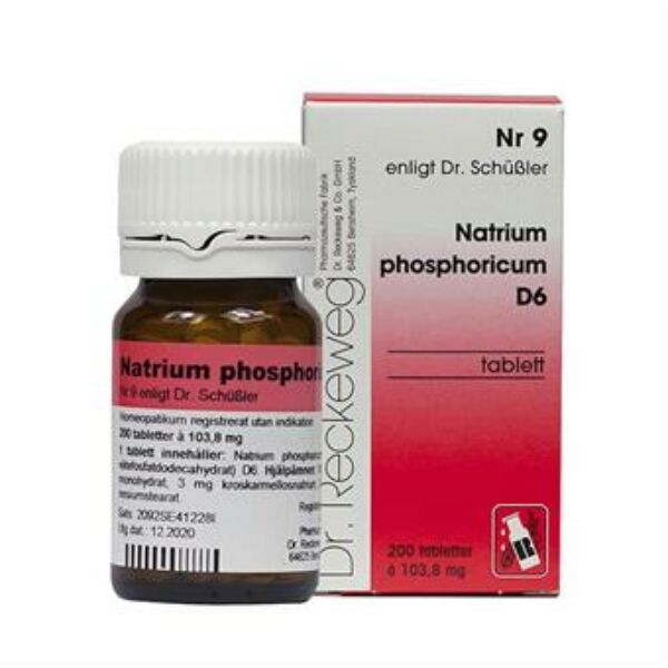 Nr. 9 Natrium Phosphoricum D6 200 tabletter