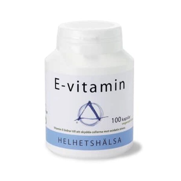 Helhetshälsa E-vitamin 40mg, naturligt 100 kapslar