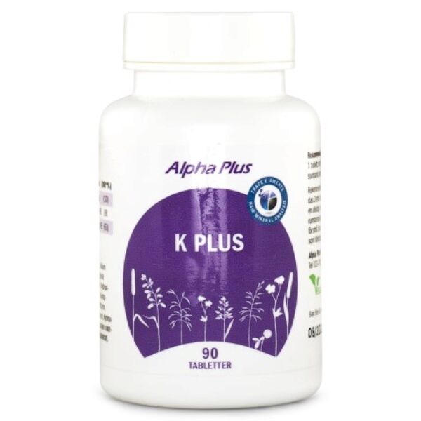 K Plus 90 tabl - Kalium med A-vitamin och Niacin