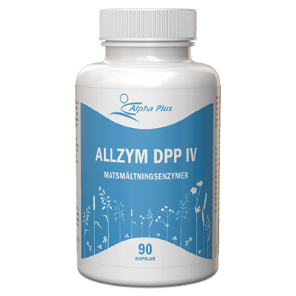 Alpha Plus AllZym DPP IV 90 kaps - Matsmältningsenzym