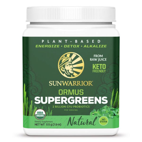 Sunwarrior Ormus Super Greens Naturell 225 g