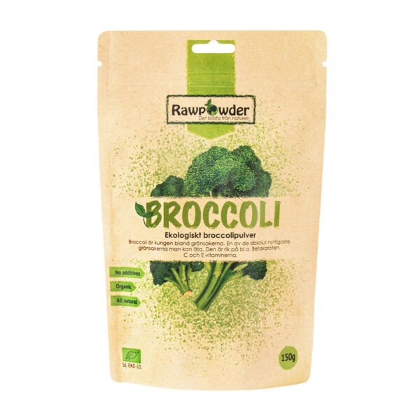 Rawpowder Broccoli Pulver Eko 150 g