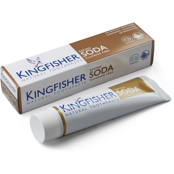 Kingfisher Tandkräm Baking Soda Mint Fluorfri