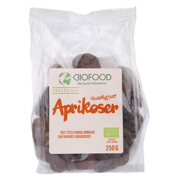 Biofood Aprikoser Eko 250 g