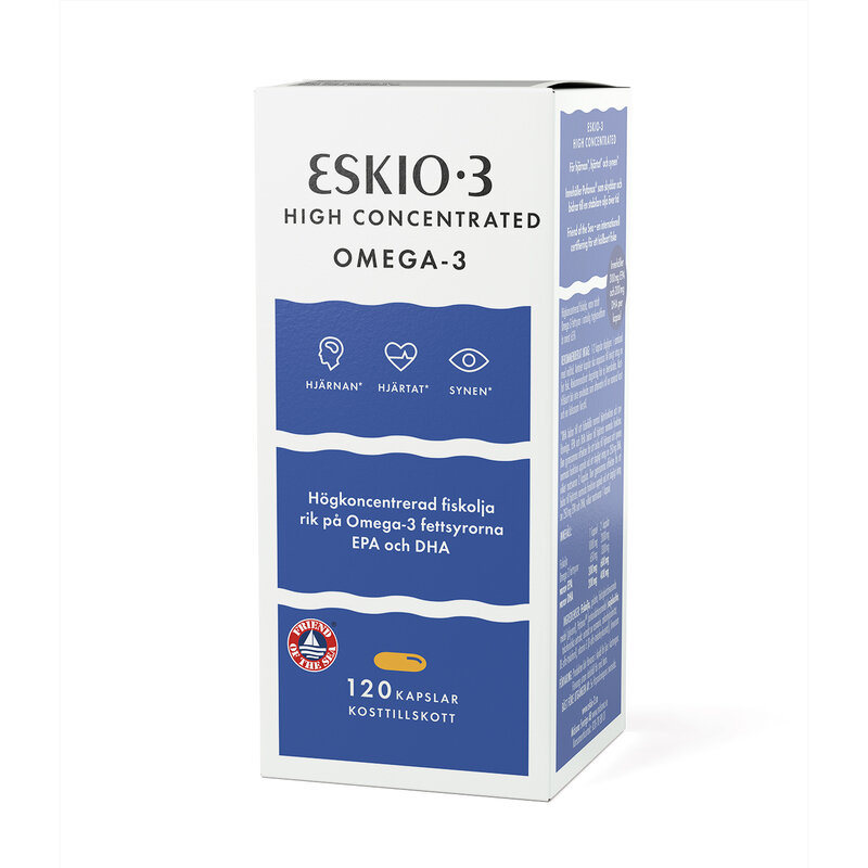 Eskio-3 High Concentrated Omega-3 120 kapslar