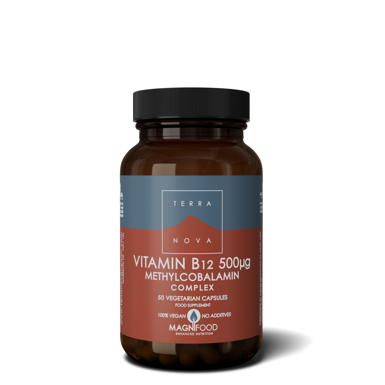 TerraNova Vitamin B12 500ug Complex 50 kaps
