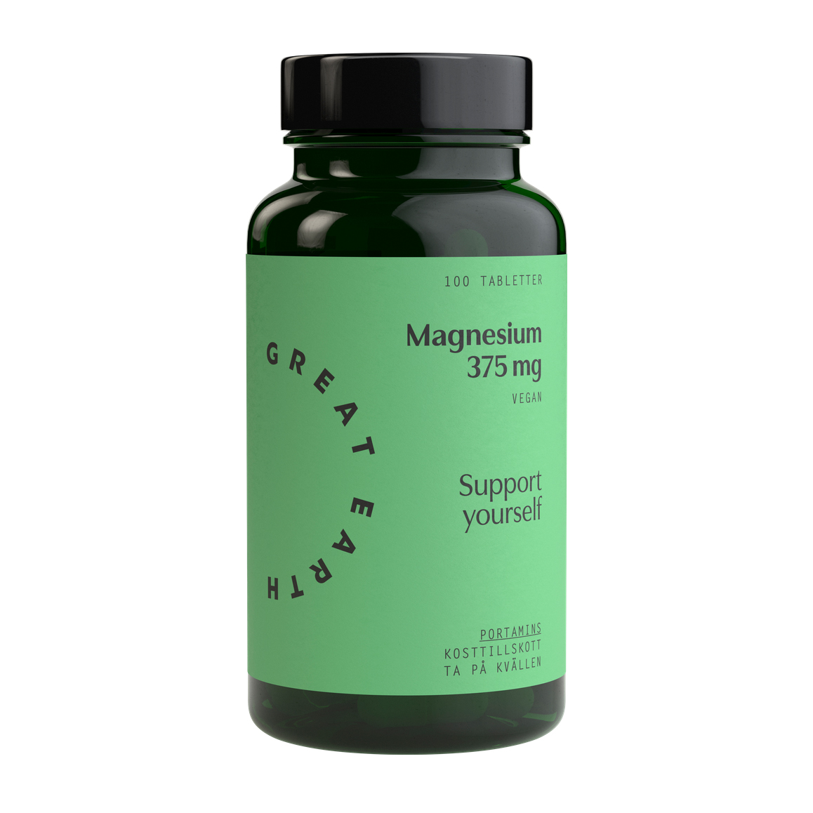 Great Earth Super Magnesium 375 mg 100 tabletter