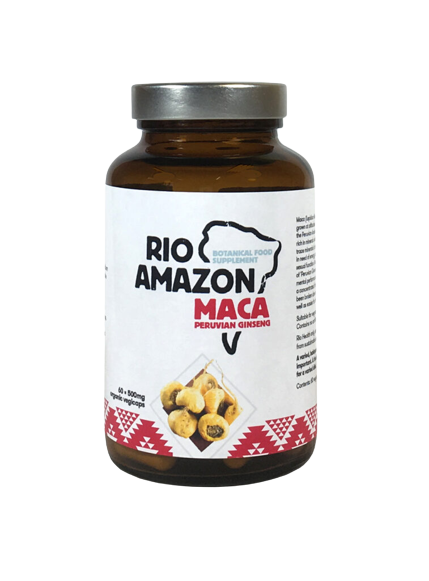 Rio Amazon Maca 500 mg eko 60 kapslar