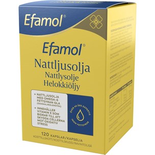Efamol 1000 mg 120 Kapslar - Nattljusolja 33% GLA