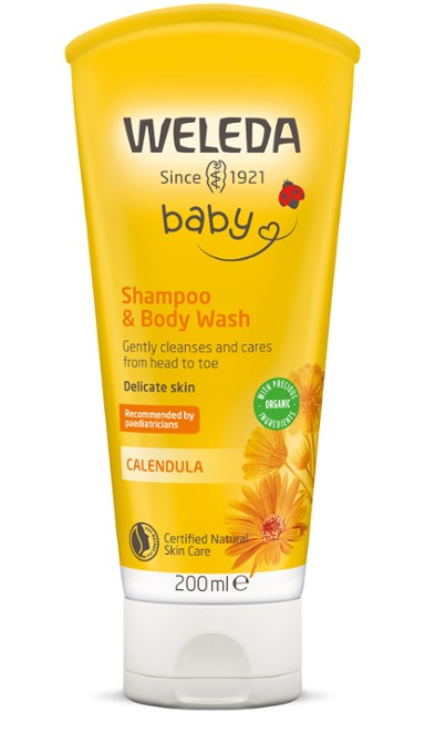 Weleda Calendula Shampoo & Body Wash 200 ml