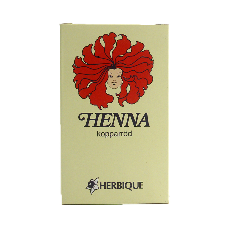Herbique Henna pulver Kopparröd 125 g