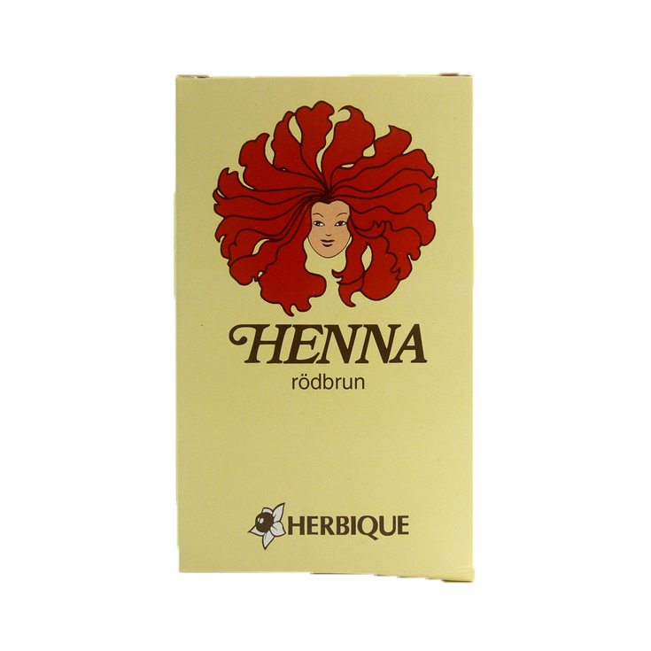 Herbique Henna pulver Rödbrun 125 g