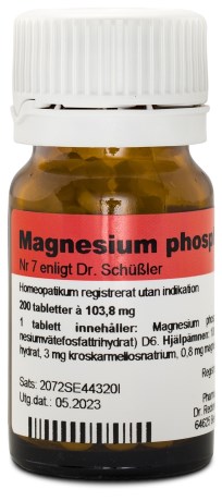 Nr. 7 Magnesium Phos. D6 200 tabletter