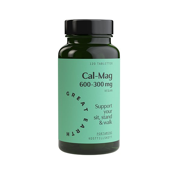 Great Earth Cal-Mag 600-300 mg 120 Tabletter