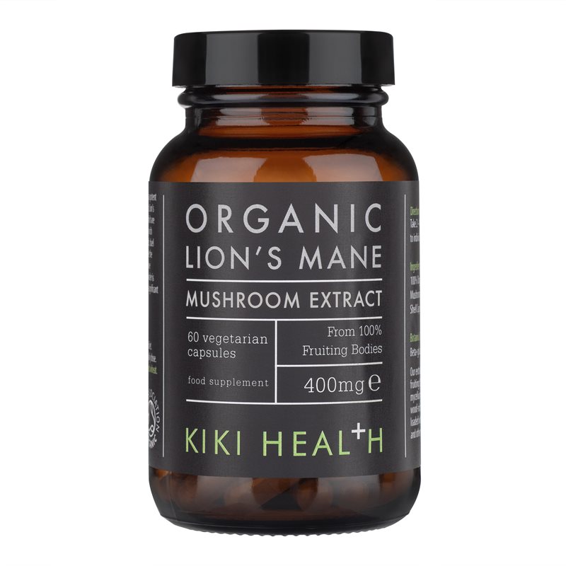 Organic Lion's Mane 60 kapslar Kiki Health