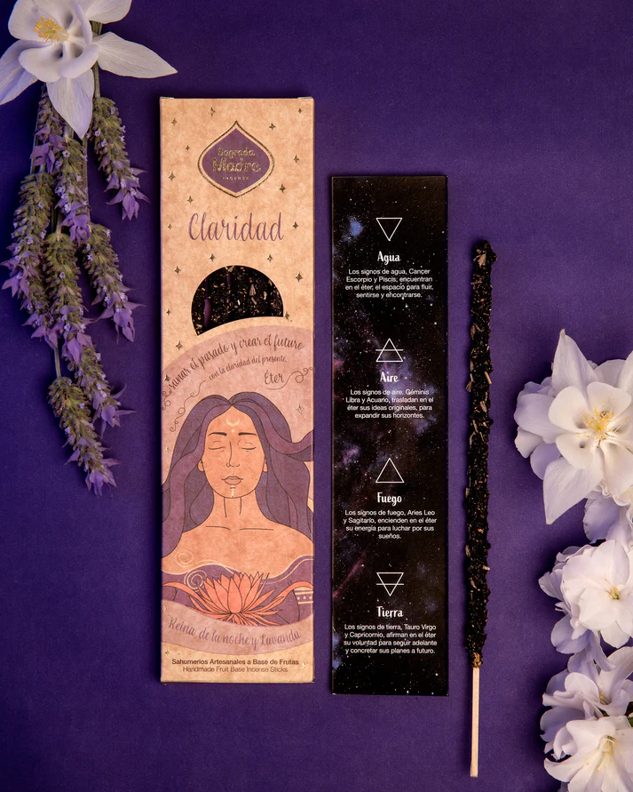 Eter Element Lavendel & Nattens drottning rökelsepinnar Sagrada Madre