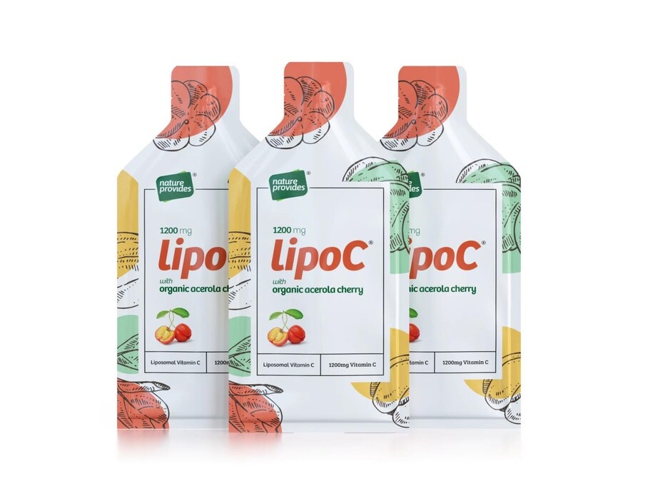 LipoC® 1200mg Liposomal Vitamin C 30 x 12ml Nature Provides
