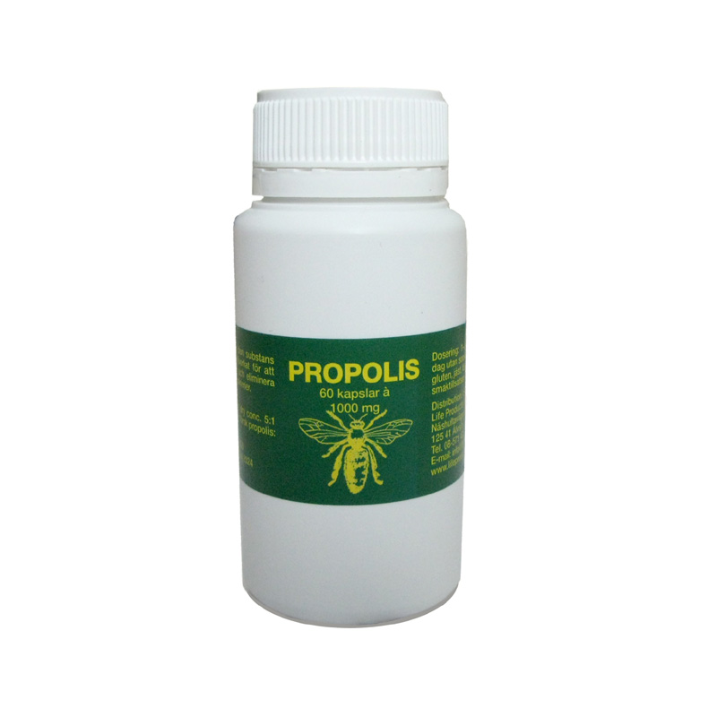 Propolis 1000 mg 60 kapslar Högkoncentrerad