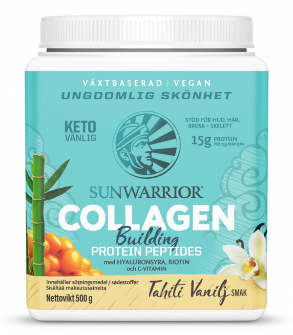 Sunwarrior Collagen Building Protein peptides - Tahiti Vanilla 500 g
