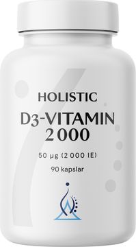 Holistic D3-vitamin 2000 90 kaps