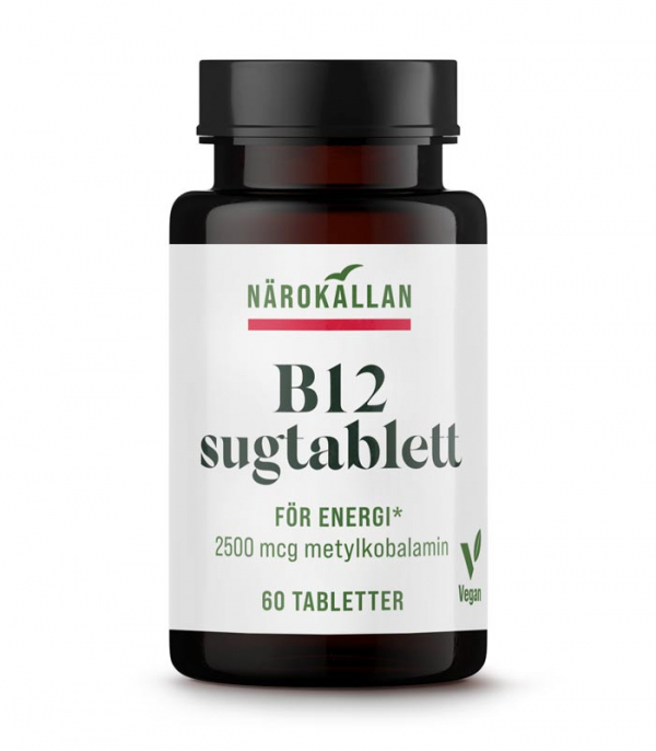 Närokällan B12 Sugtablett 60 tabletter