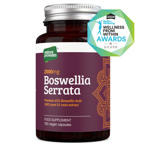 Boswellia Serrata 5:1 Extrakt 180 kapslar Nature Provides