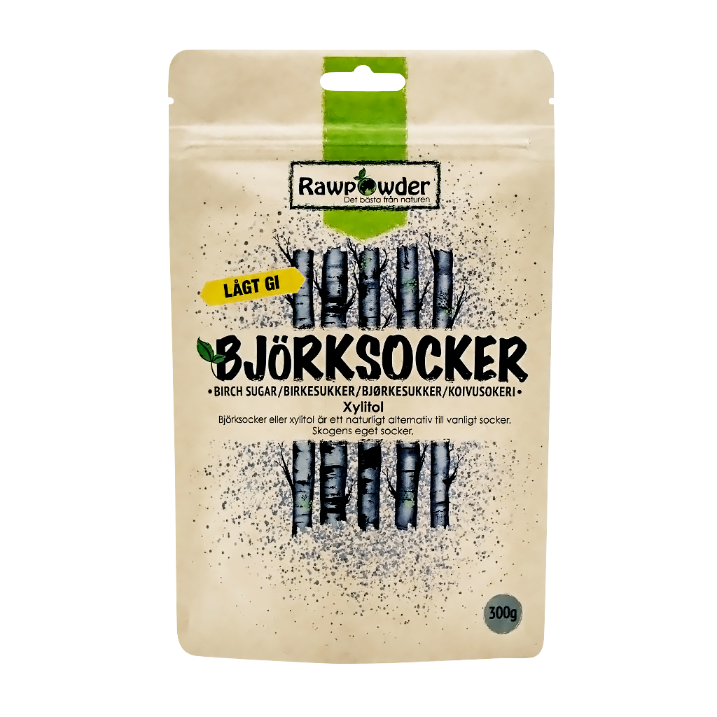 Rawpowder Björksocker / Xylitol 300g