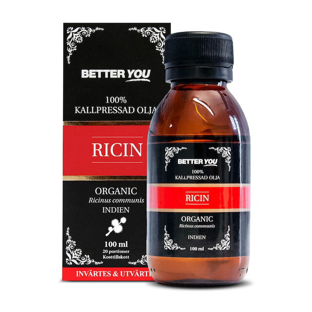 Ricinolja - Castor oil eko kallpressad 100 ml Better You