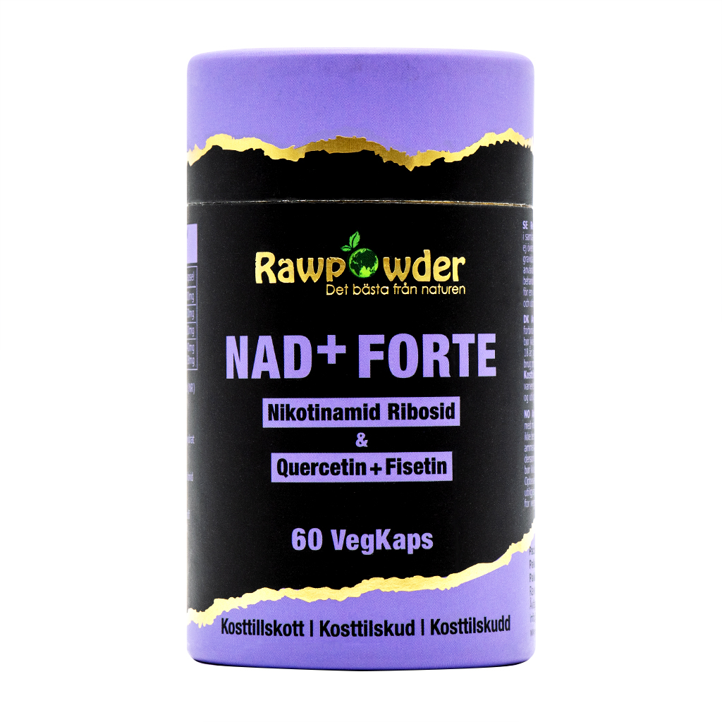 NAD+ Forte 60 kapslar Rawpowder