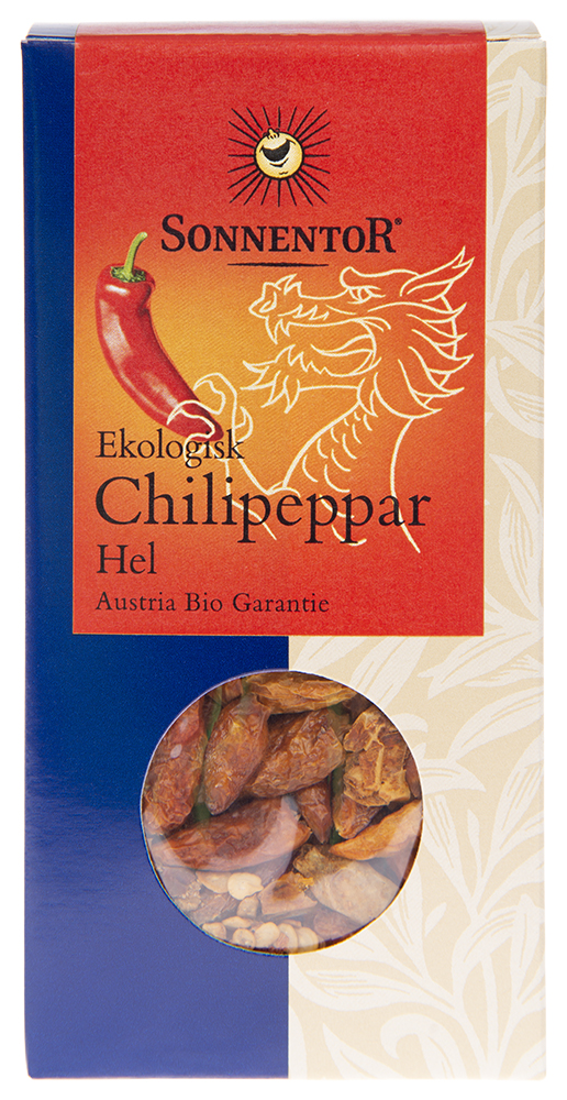 Sonnentor Chilipeppar Hel Eko 25 g