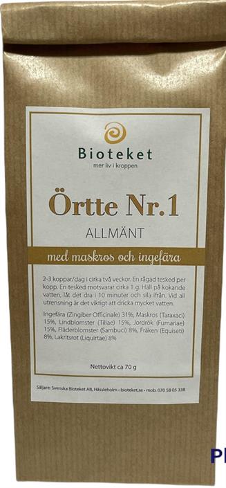 Bioteket Örtte nr 1 Allmänt