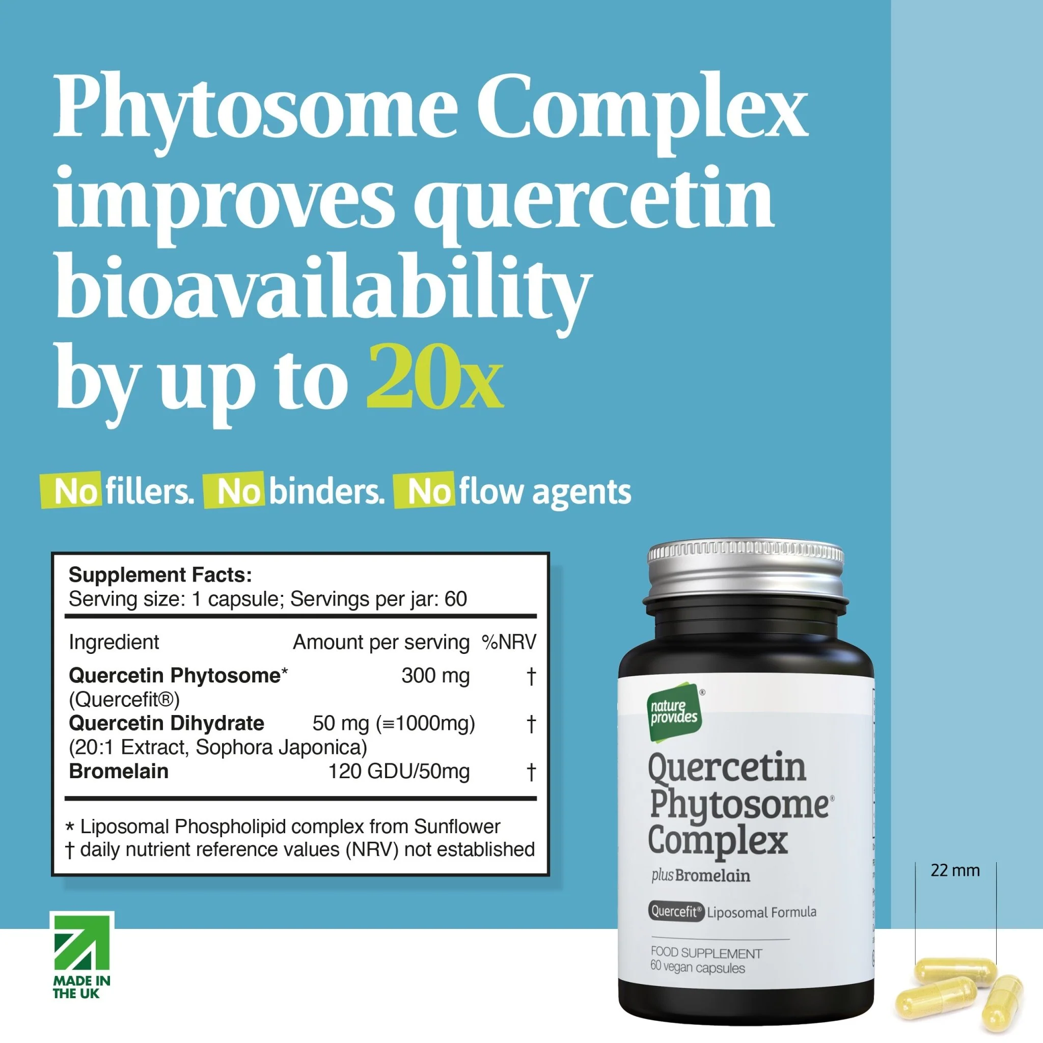 Quercetin Phytosome Complex 60 kaps Nature Provides