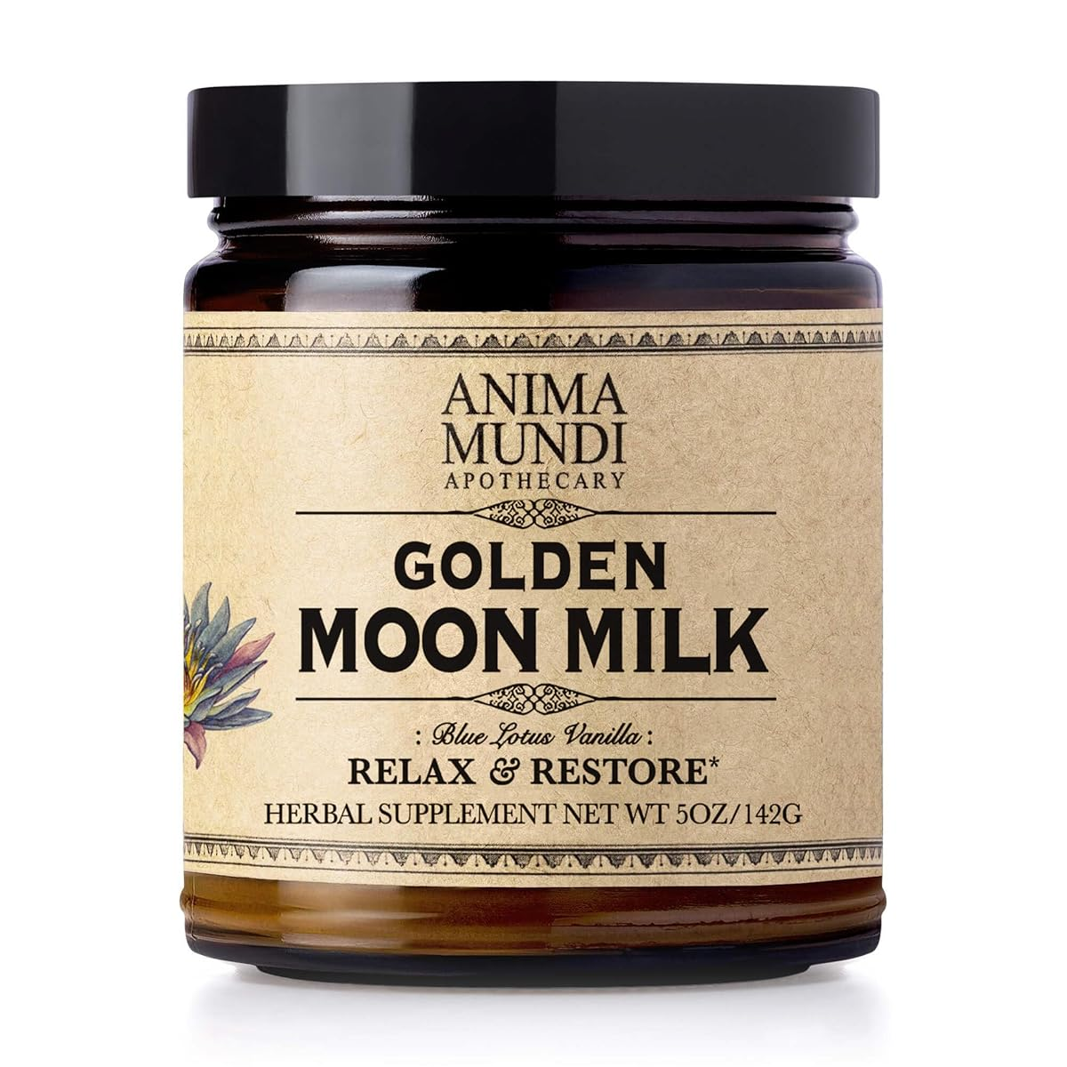 Anima Mundi Golden Moon Milk Blue Lotus Vanilla 142g