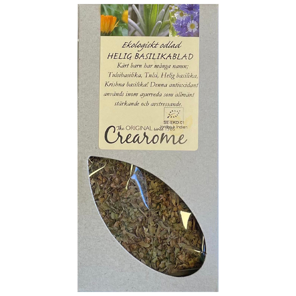 Crearome Helig Basilikablad (Tulsi) eko 100 g