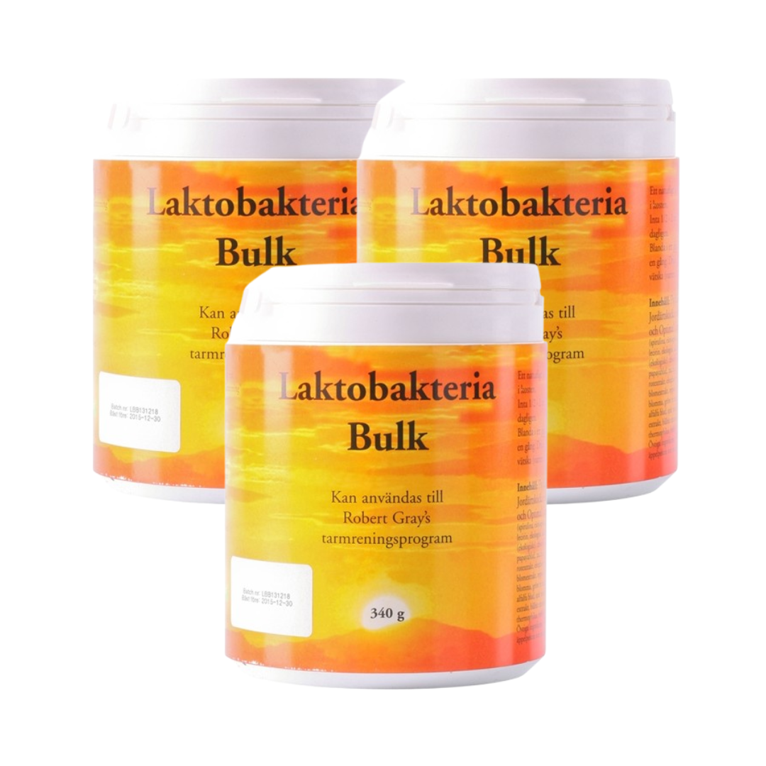 3-PACK Laktobakteria Bulk 340 g Holistic Horizons