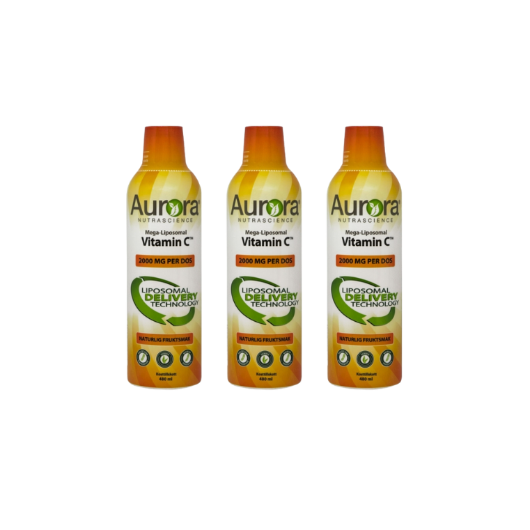 3-PACK Aurora Liposomal Vitamin C 480 ml