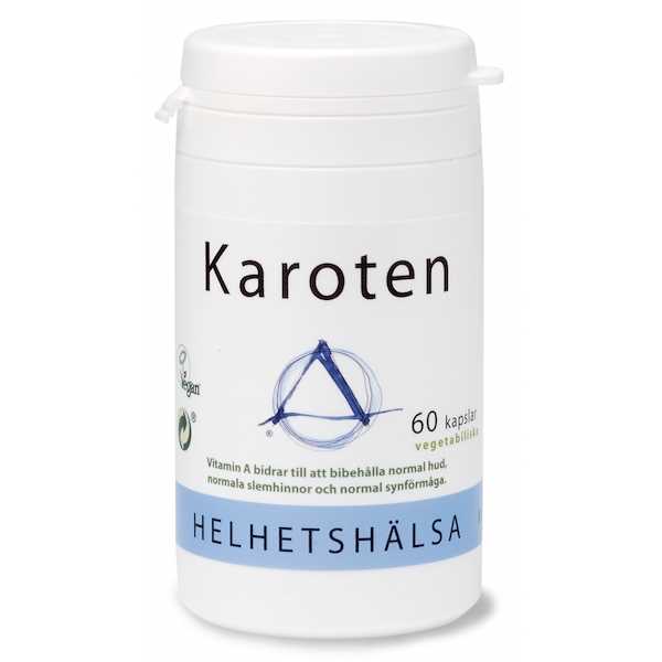 Helhetshälsa Karoten 20 mg 60 kaps