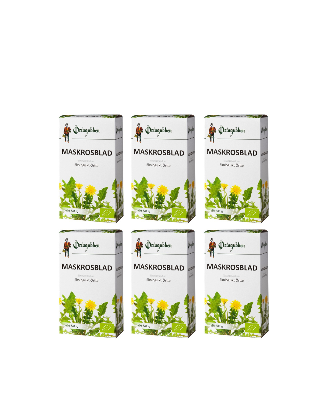 6-PACK Örtagubben Maskrosblad EKO 50g