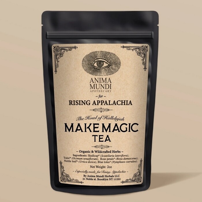 Make Magic Tea - Blue lotus, Scullcap, Tulsi, Rose, Nettle